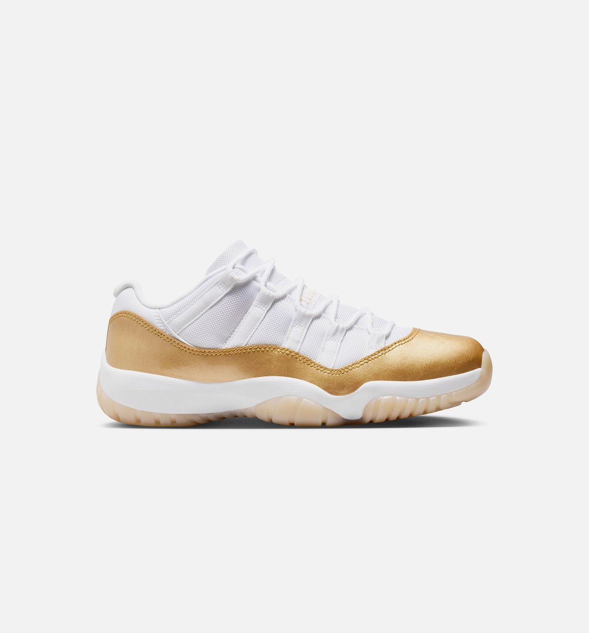 Air Jordan 11 Retro Low Mother's Day Women's Lifestyle Shoe – White / Metallic Gold / Team Gold