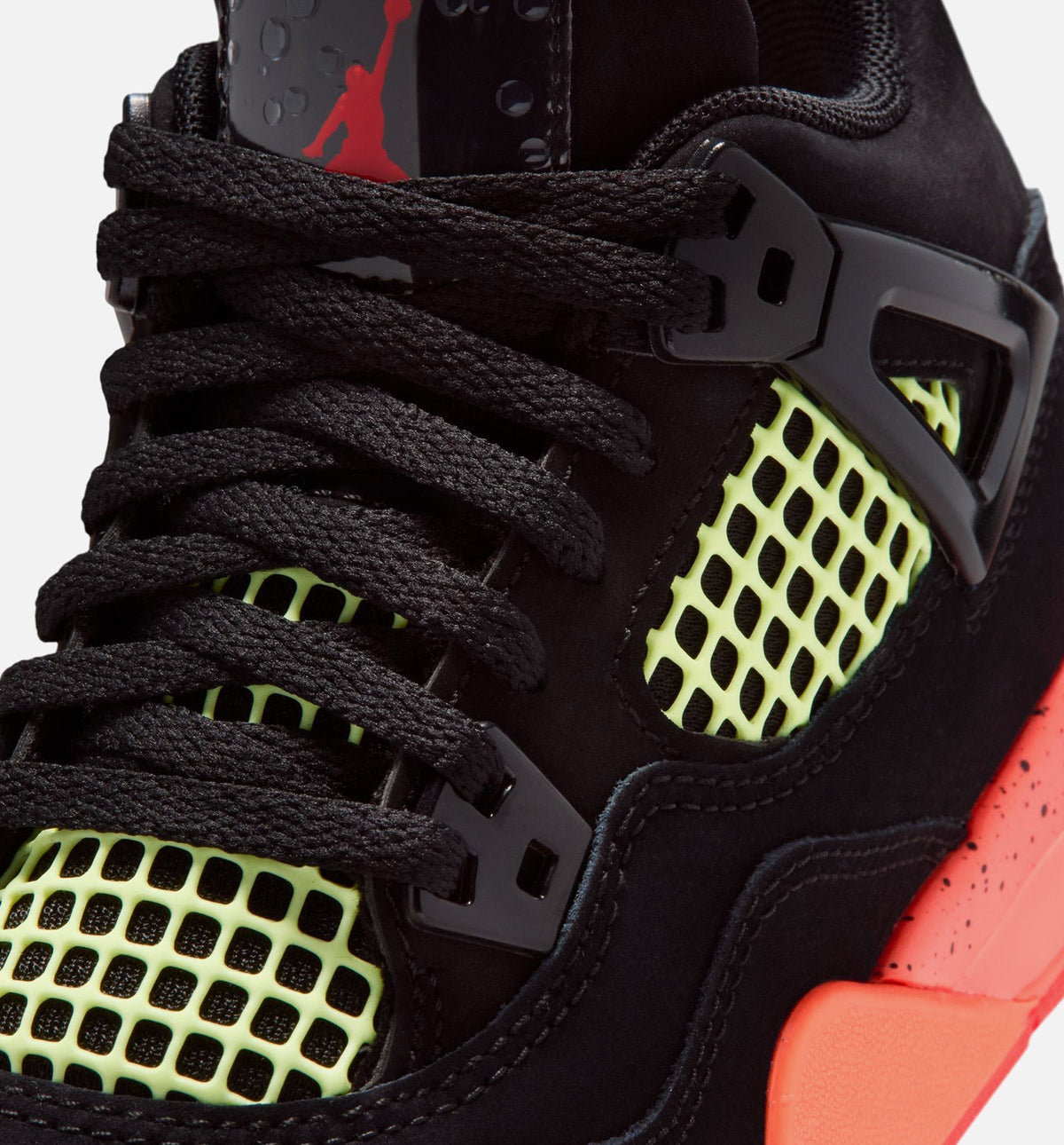 Air Jordan 4 Retro “Black Infrared 23” Preschool Lifestyle Shoes (PS)