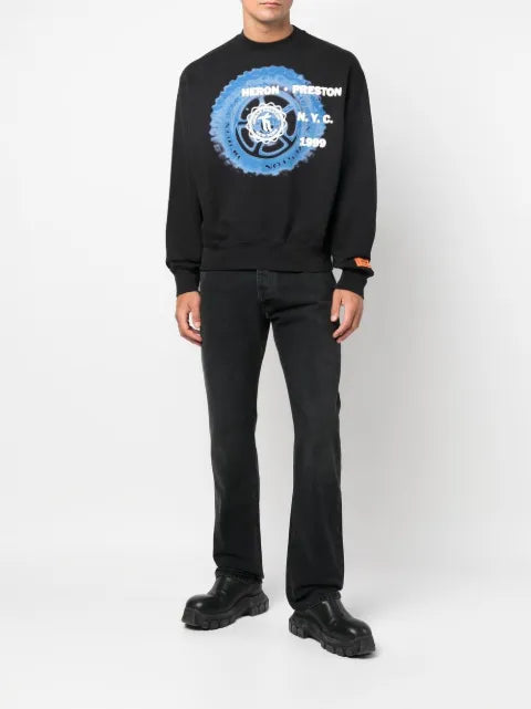 Heron Preston off road print sweatshirt