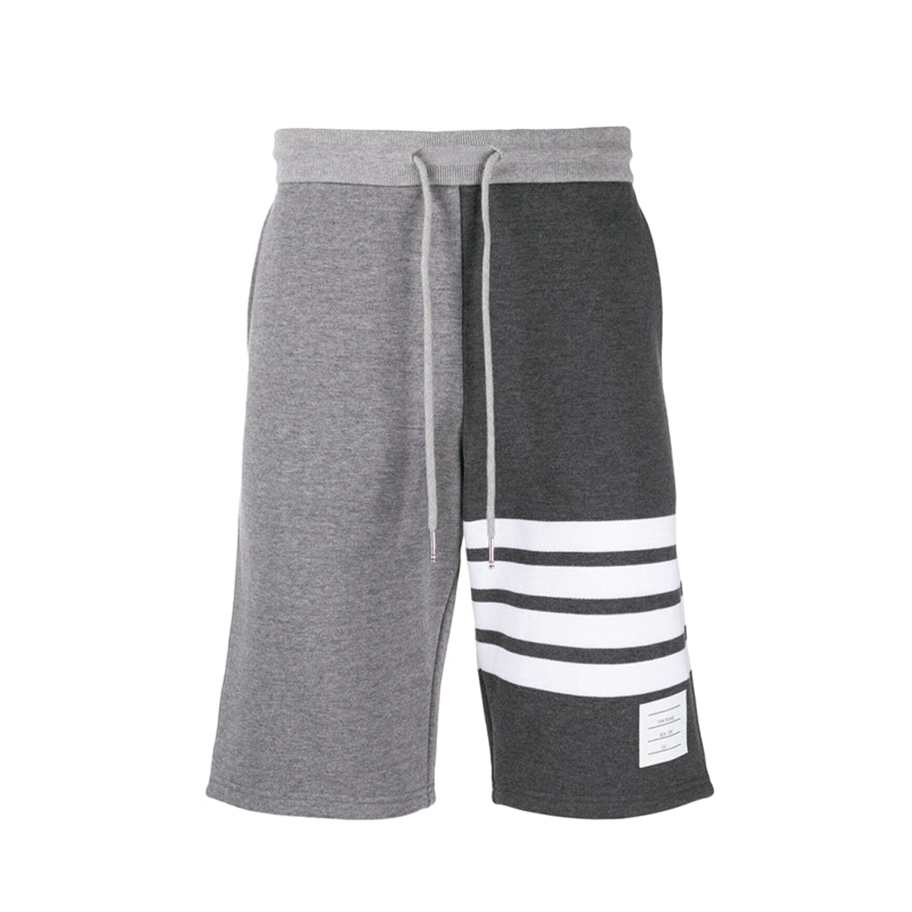 Thom Browne Style Color-Block Sweatpants