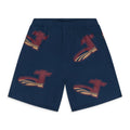 Blue Mesh Shorts