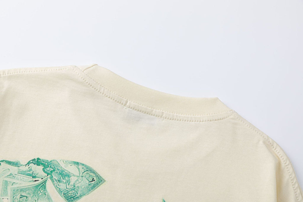 Off-White Cash Arrow T-Shirt — Apricot / Black / White