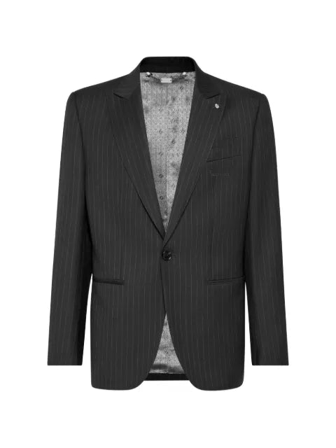 Billionaire Gessato pinstripe-print single-breasted blazer