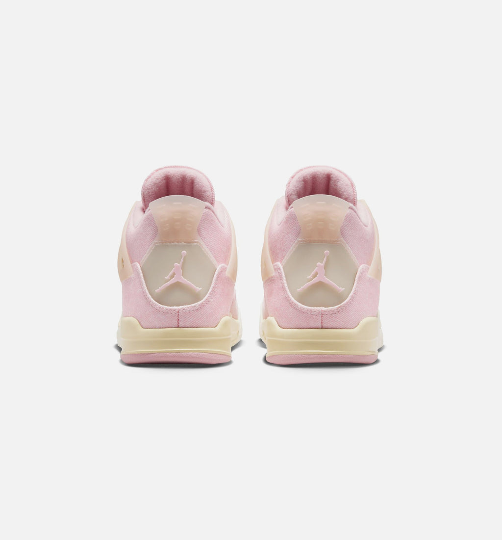 Air Jordan 4 Retro Pink Pearl Preschool Girls' Sneakers - Pearl Pink / Pink / Off-White