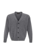 Gran Sasso ribbed-trim V-neck cardigan