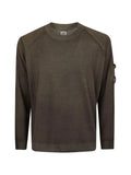 C.P. Company merino wool re-colour Lens crewneck sweater