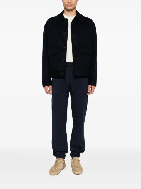 Lardini button-up pocket-detail shirt jacket