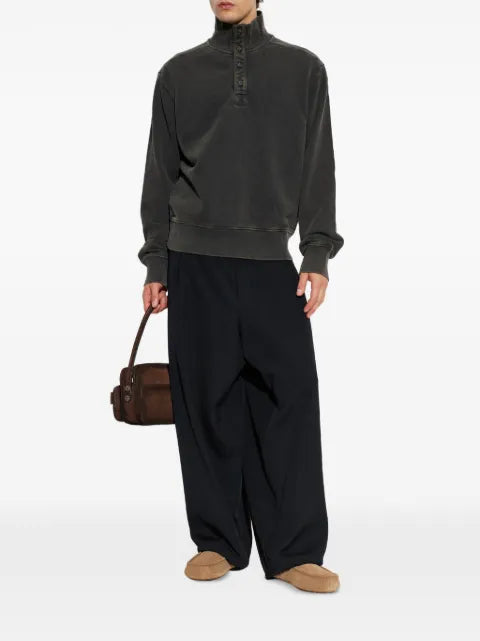 ENTIRE STUDIOS Port button-up collar sweatshirt