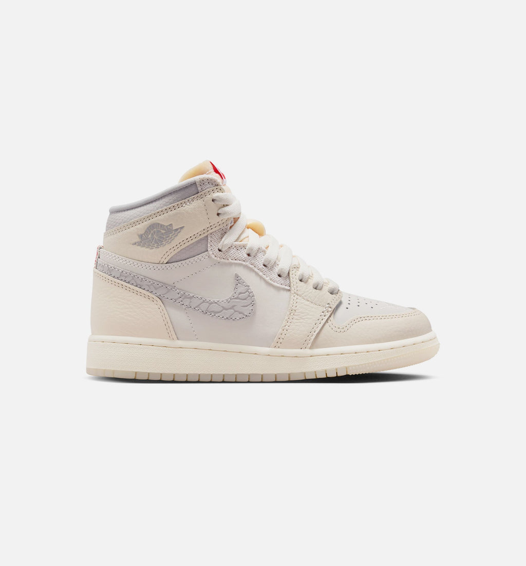 Air Jordan 1 Retro High OG Sail Big Kids' Lifestyle Shoes - Sail/University Red/Pale Ivory/Coconut Milk/Phantom