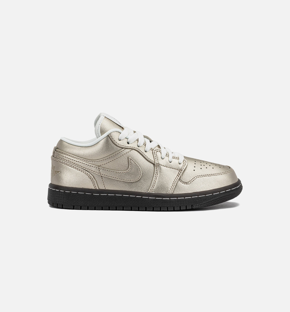 Air Jordan 1 Low SE Metallic Zinc Women's Sneakers - Metallic Zinc/Summit White/Velvet Brown
