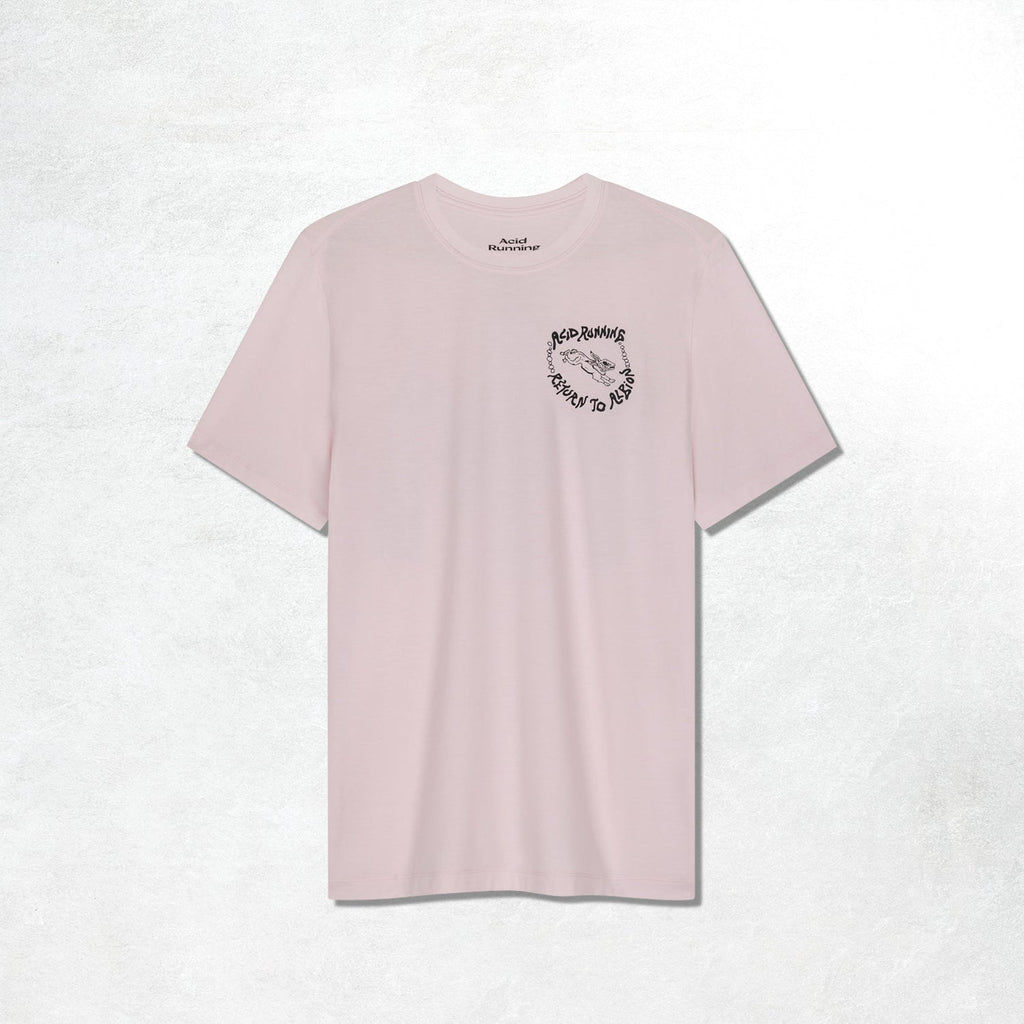 Acid Running Albion T-Shirt: Iced Pink
