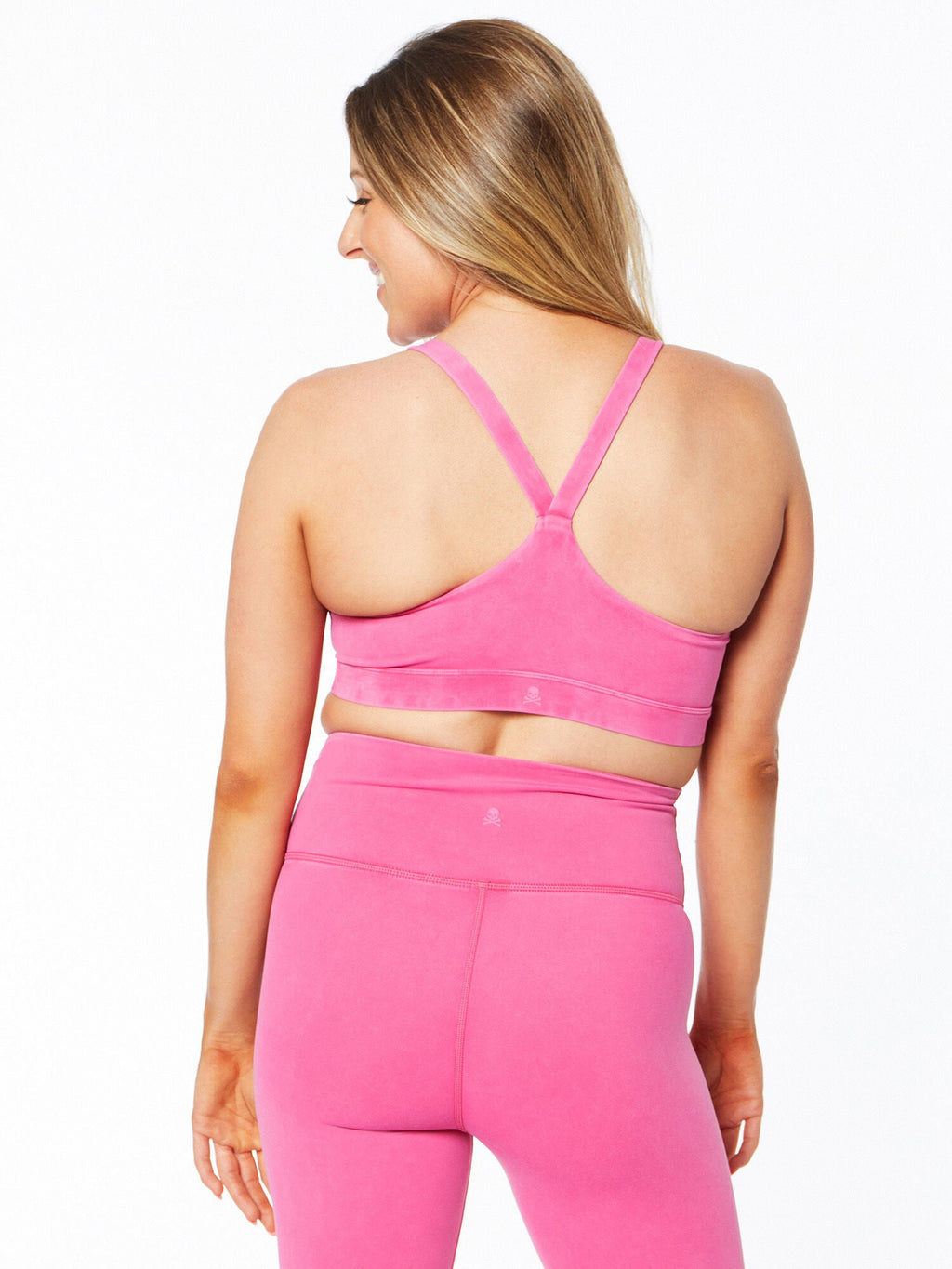 PINK PODIUM BRA MINERAL WASH