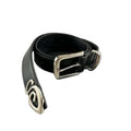 Stussy Genuine Leather Belt Metal Spiral Tail Tip Cleanfit Accessory