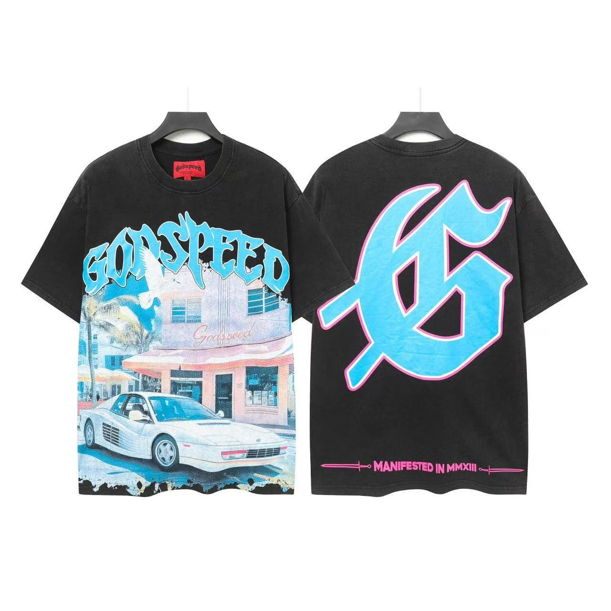 Godspeed Car Diner G Logo Graphic T-Shirt