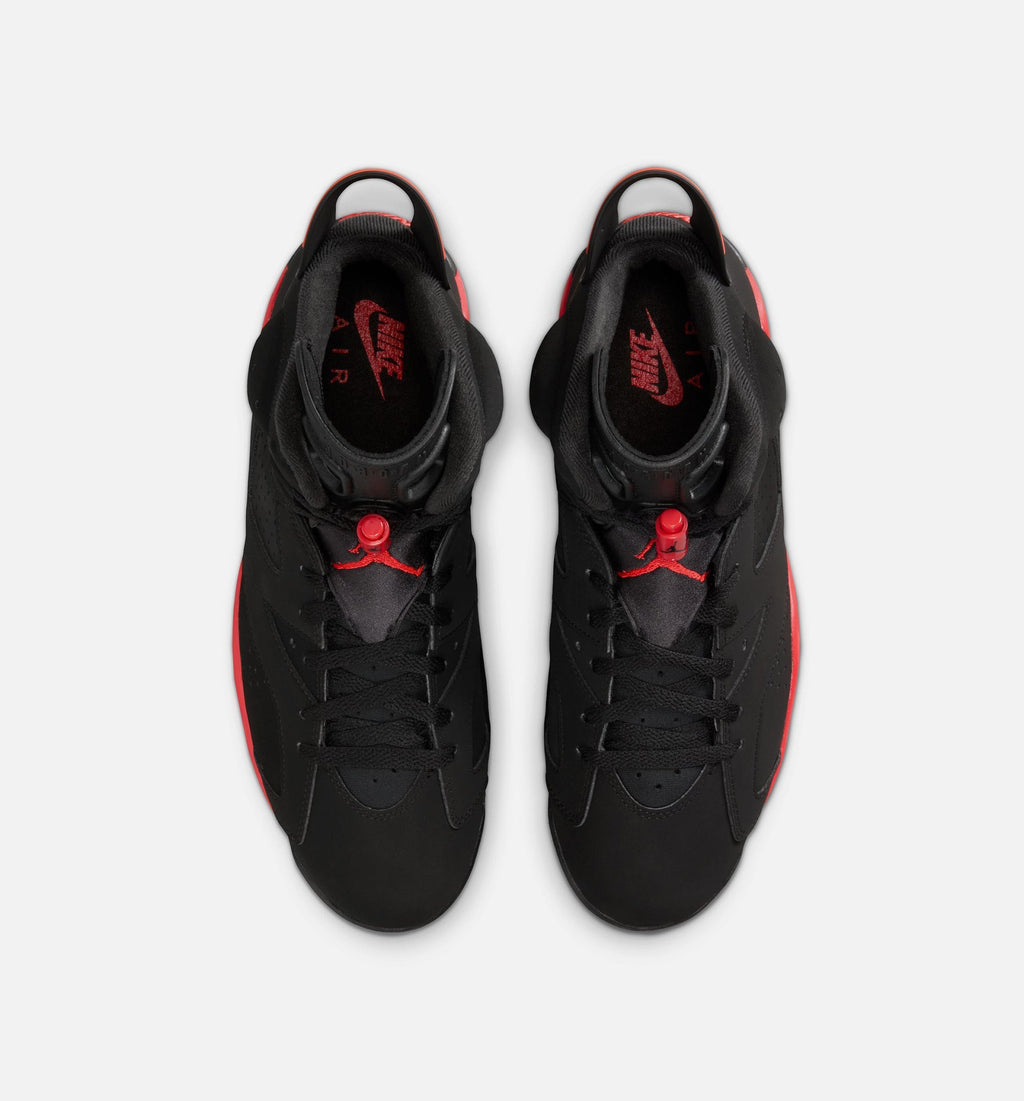 Air Jordan 6 Retro Infrared Salesman Men's – Black/Light Crimson