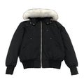 Moose Knuckles Men’s Original Ballistic Shearling-Trim Bomber – Black