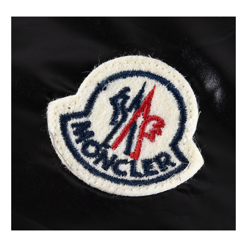 Moncler Tricolour Sleeve-Stripe Glossy Hooded Puffer Jacket – Alpine Heritage