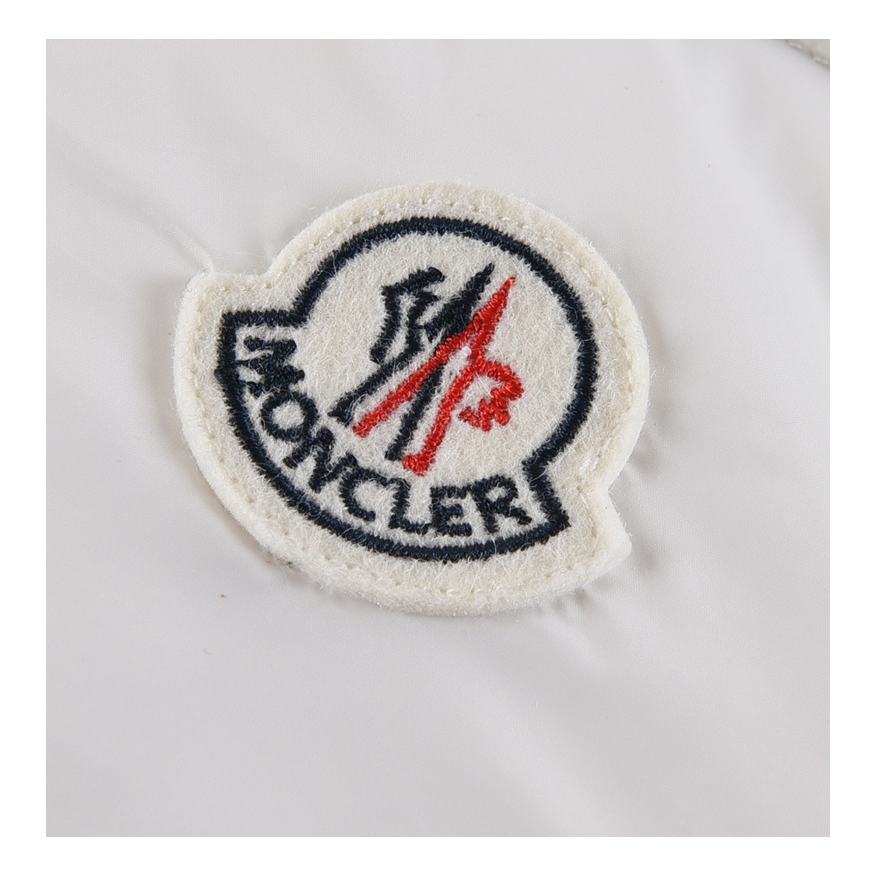 Moncler Tricolour Sleeve-Stripe Glossy Hooded Puffer Jacket – High Shine