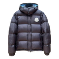 Moncler Oversized Chest-Badge Hooded Puffer Jacket – Bold Statement