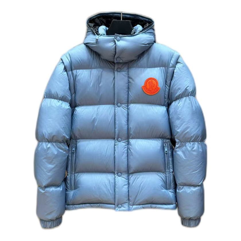 Moncler Oversized Chest-Badge Hooded Puffer Jacket – Wear to Be Seen