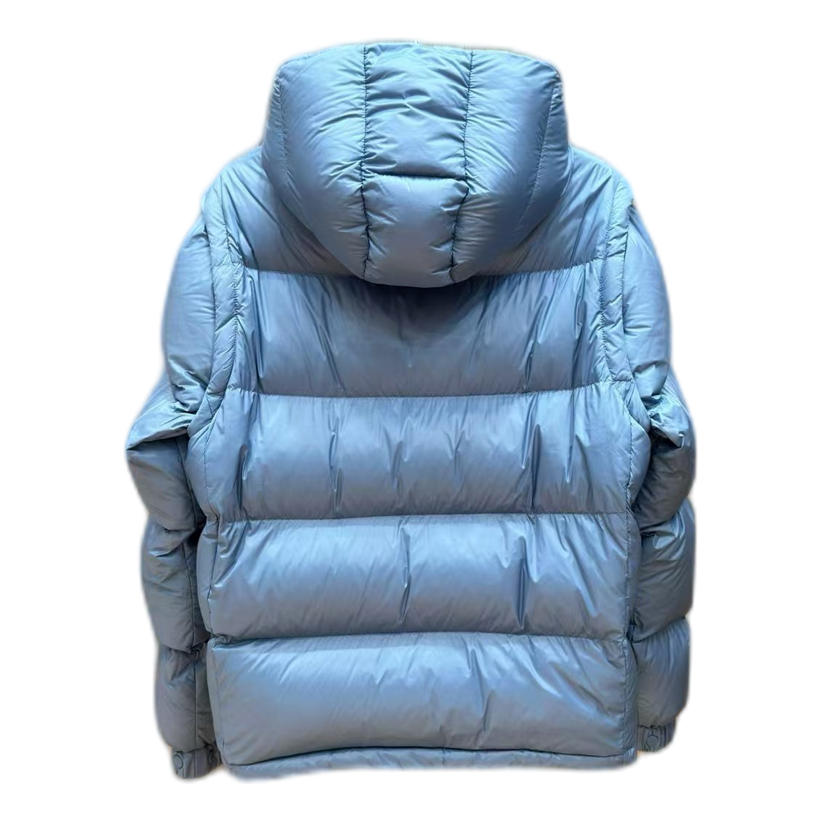 Moncler Oversized Chest-Badge Hooded Puffer Jacket – Wear to Be Seen