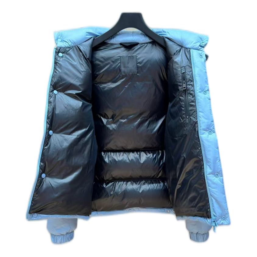Moncler Oversized Chest-Badge Hooded Puffer Jacket – Wear to Be Seen