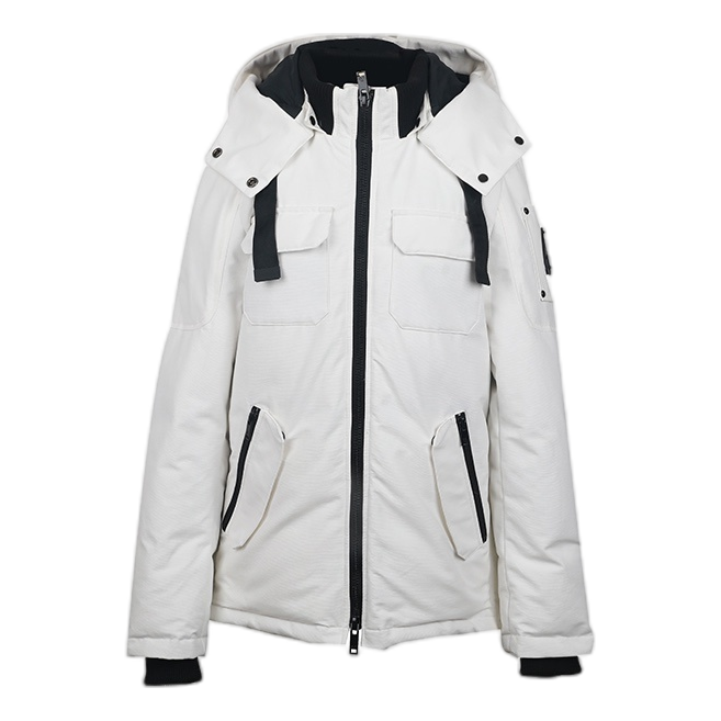 Moose Knuckles Contrast-Pocket Hooded Winter Parka – Bold Statement Edition