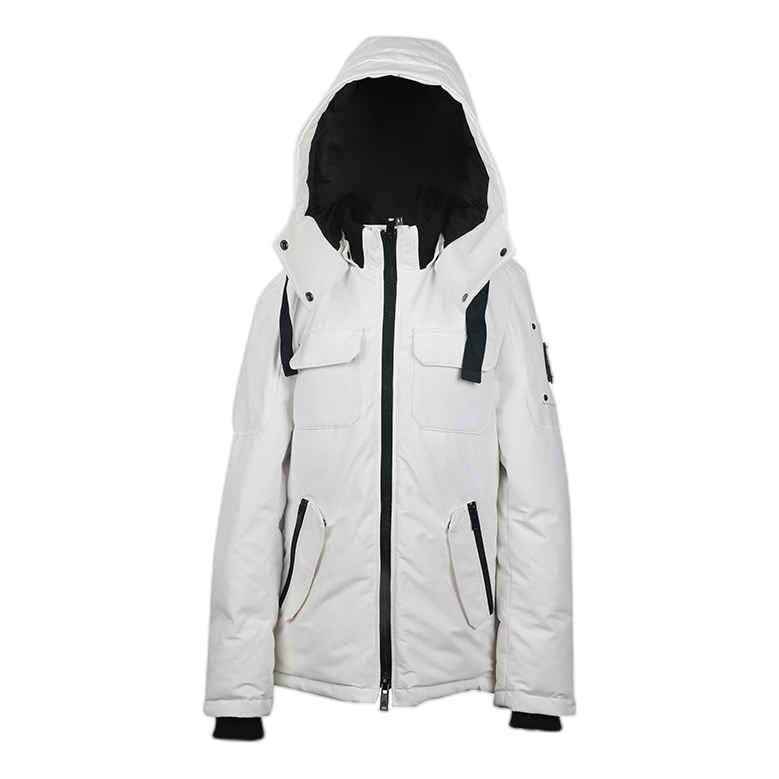 Moose Knuckles Contrast-Pocket Hooded Winter Parka – Bold Statement Edition