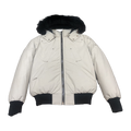 Moose Knuckles Men’s Original Ballistic Shearling-Trim Bomber – Black Luxury Edition