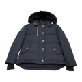 Moose Knuckles Women’s Original Shearling-Trim 3Q Jacket – Navy