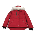 Moose Knuckles Women’s Original Shearling-Trim 3Q Jacket – Navy Essential