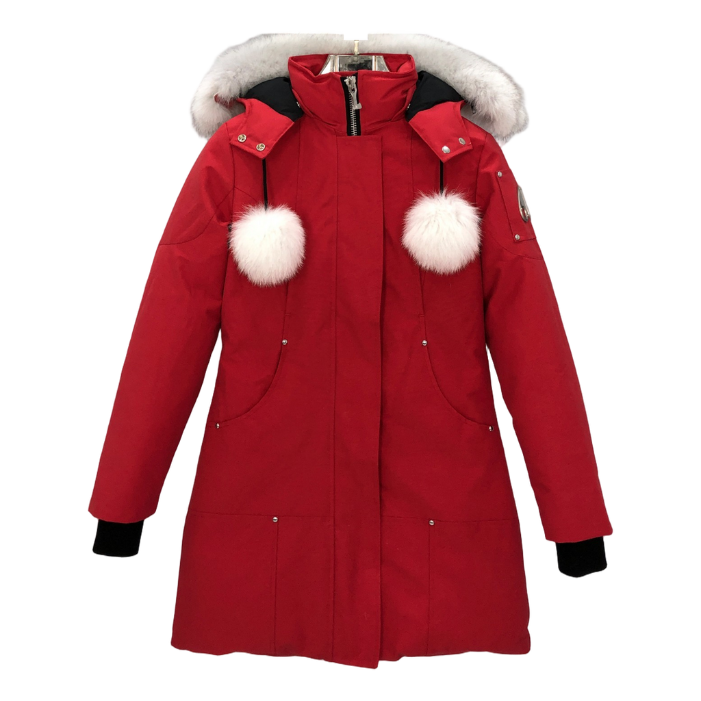 Moose Knuckles Stirling Parka – White Fur Trim Edition