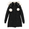 Moose Knuckles Stirling Parka – White Fur Trim & Pom-Pom Signature