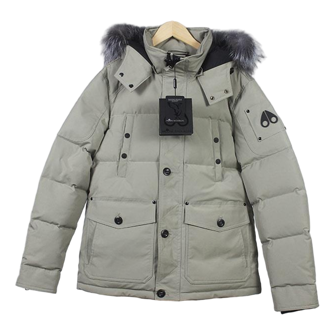 Moose Knuckles Four-Pocket Fur-Trim Quilted Jacket – Canadian Down