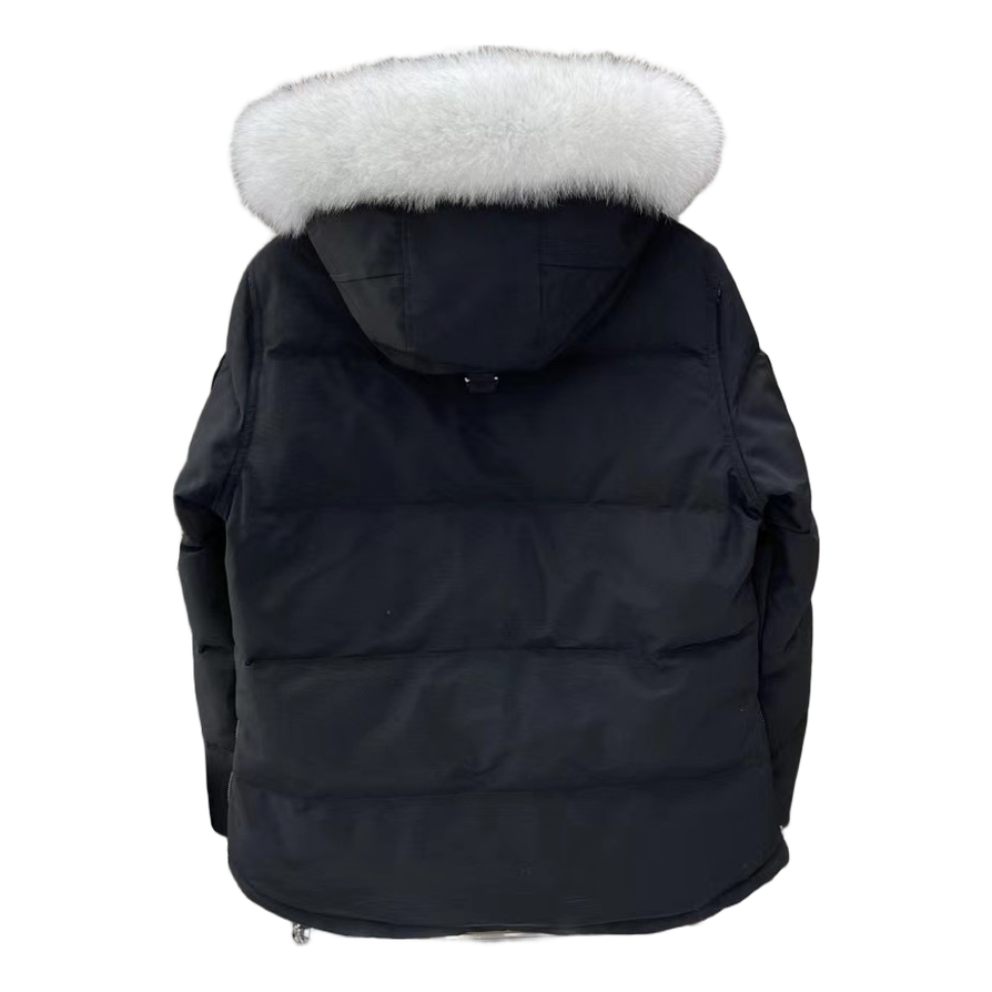 Moose Knuckles Chest-Zip Fur-Trim Hooded Puffer Jacket – Intentional Design
