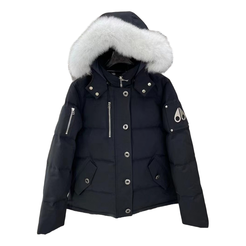 Moose Knuckles Chest-Zip Fur-Trim Hooded Puffer Jacket – Intentional Design