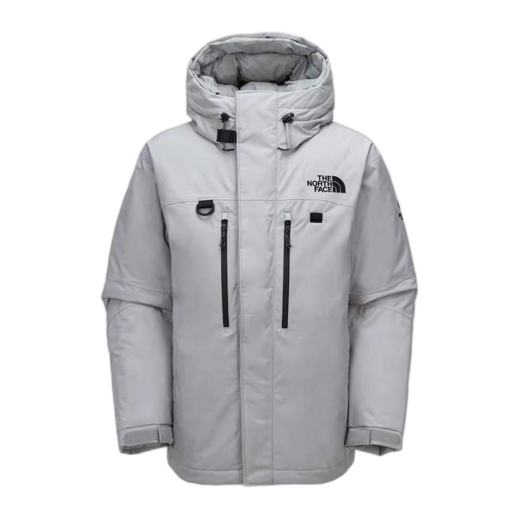 The North Face Himalayan Down Parka – Grey & White Two-Tone