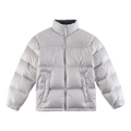 The North Face Contrast-Panel Stand-Collar Puffer Jacket – Color Block Style