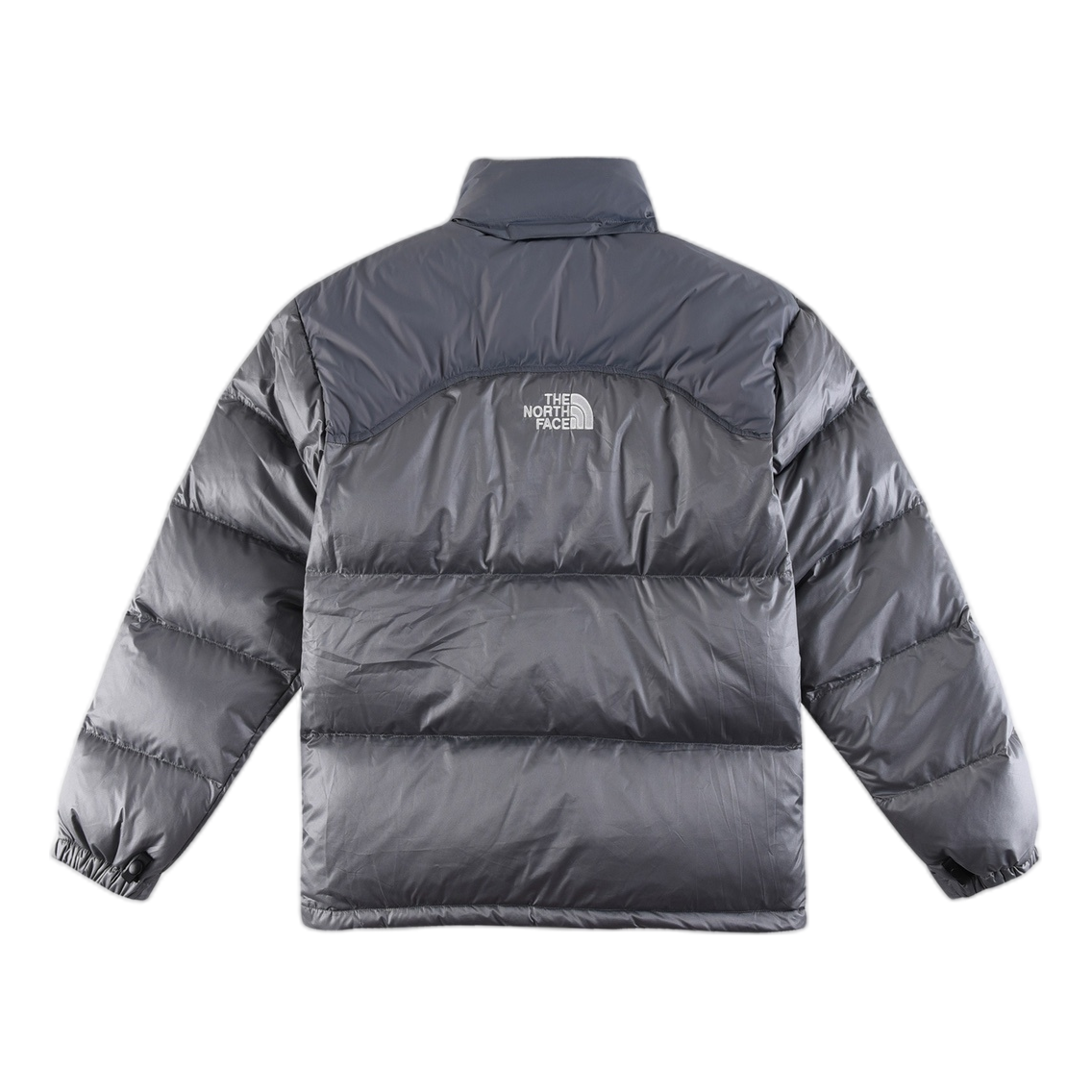 The North Face Contrast-Panel Stand-Collar Puffer Jacket – Two-Tone Edition