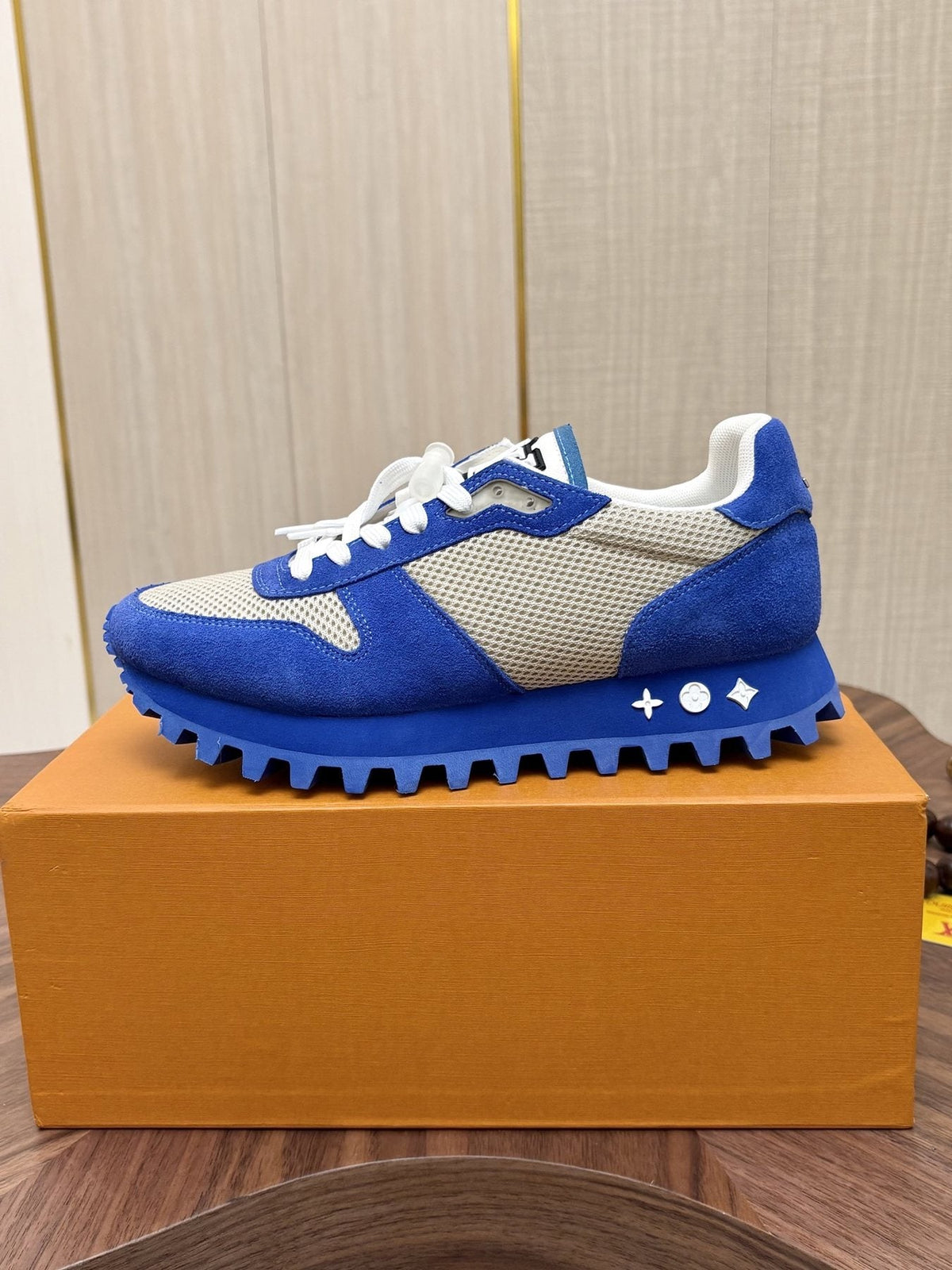 Louis Vuitton Color-Block Low-Top Sneakers