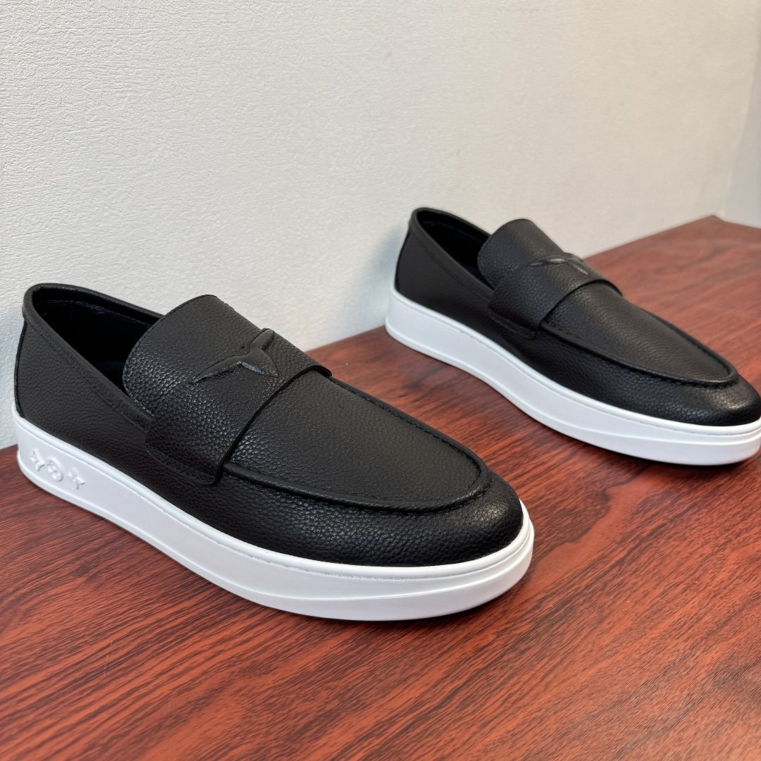 Louis Vuitton Textured Slip-On Loafers